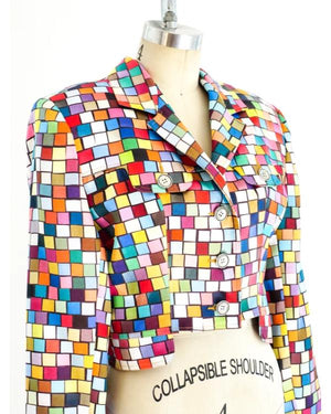Living Single S03 Kim Fields Multicolor Cropped Jacket - view 3