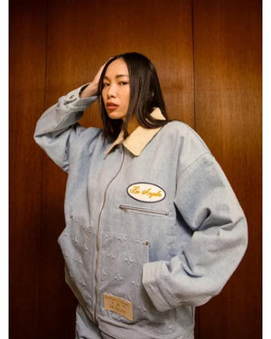 Ryoko Rain x LA Galaxy Denim Jacket