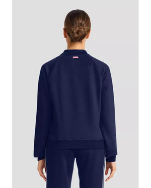Scrubs S11 Ava Bunn Blue Half-Zip Track Jacket - view 2