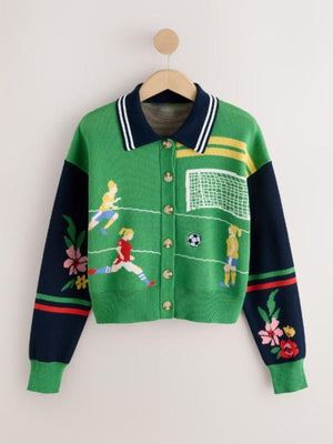 Sharlene Whyte The Celebrity Traitors S2 Football Cardigan - view 2