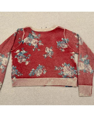 A Merry Little Ex-Mas 2025 Emily Hall Red Floral Cardigan