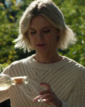 Signora Volpe S03 Emilia Fox Openwork Crew Neck Jumper