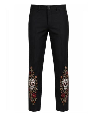 Day of The Dead Halloween Sugar Skull Tuxedo Suit - view 8