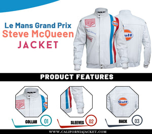 Steve McQueen Le Mans Grand Prix Jacket - view 2