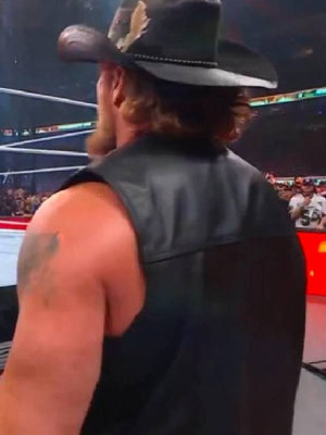 SummerSlam 2025 Brock Lesnar Leather Vest - view 2