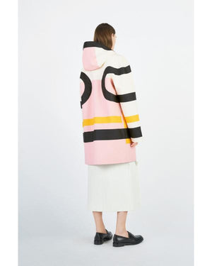 The Traitors New Blood S01 Pink Colorblock Raincoat