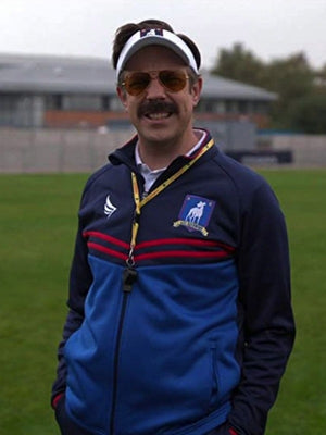Ted Lasso Season 4 Jason Sudeikis Blue Tracksuit