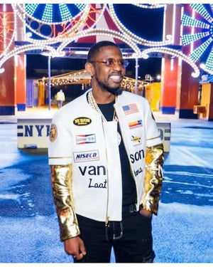 The R&B Tour Chris Brown Vanson Leather Racing Jacket