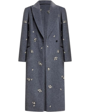 The Today Show 2025 Laura Jarrett Grey Embellished Coat