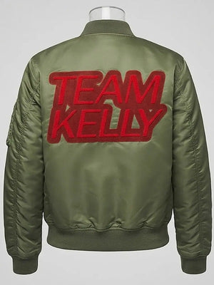 S30 The Voice Team Kelly Olive Green Bomber Jacket