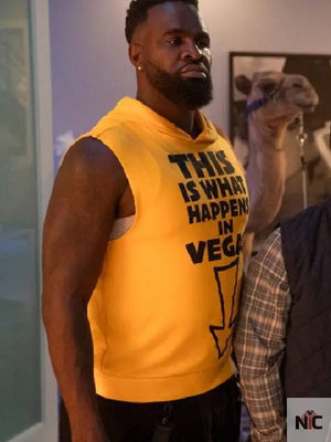 This Is What Happens In Vegas Obliterated Yellow Hoodie