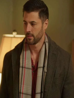 Tom Gipson Christmas in Mistletoe Trench Coat