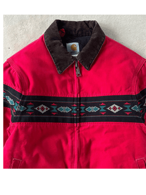 Vintage 90s Carhartt Santa Fe J77 RED Jacket