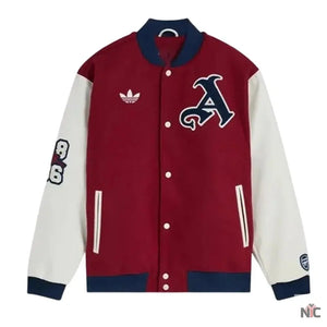 Arsenal Inspired Varsity Jacket