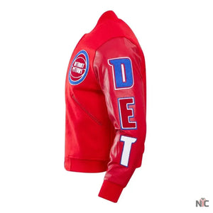Detroit Pistons Inspired Classic Wool Varsity Jacket