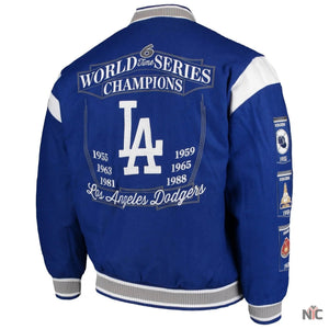 Dodgers Inspired Commemorative Championship Varsity Jacket