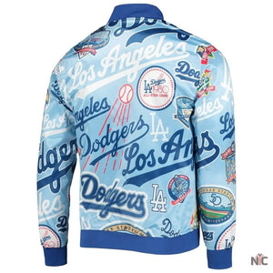 Dodgers Inspired Pro Standard Royal Allover Varsity Jacket