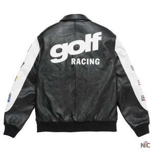Golf Wang Golf Racing Leather Jacket