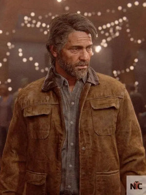 Joel Miller The Last of Us Brown Leather Jacket