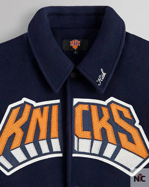 Kith For The New York Knicks Inspired Empire Wool Coaches Jacket