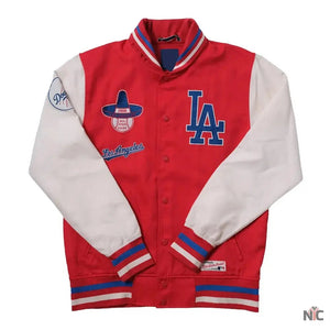 LA Dodgers Inspired 1959 and White Varsity Jacket