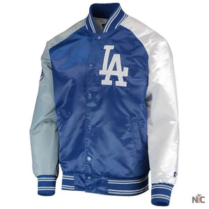 LA Dodgers Inspired Reliever Varsity Jacket