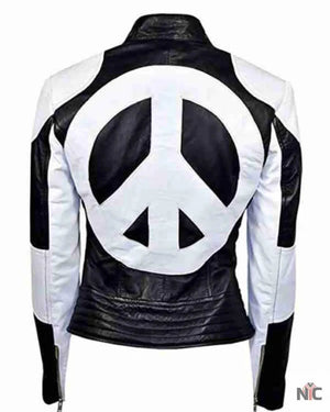 Love Heart Kylie Minogue Leather Jacket