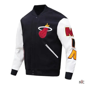 Miami Heat Inspired Classic Wool Varsity Jacket