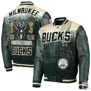 Milwaukee Bucks NBA Finals Inspired Champs Varsity Jacket