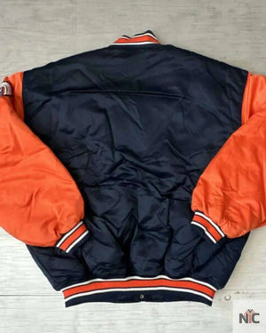 NCAA Inspired University Of Illinois Satin Jacket