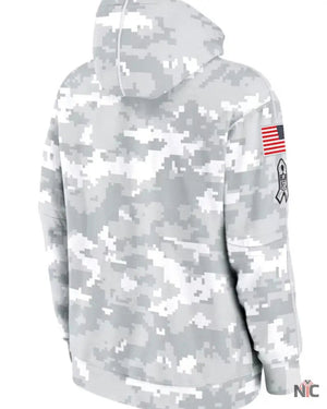 New England Patriots Inspired Salute To Service Camo 2024 Hoodie