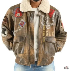 Pelle Pelle Inspired Make It Rain Bomber Jacket