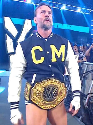 CM Punk Steiner Bros Varsity Jacket