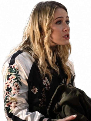 All Night Wrong Maria Bakalova Varsity Jacket - back view