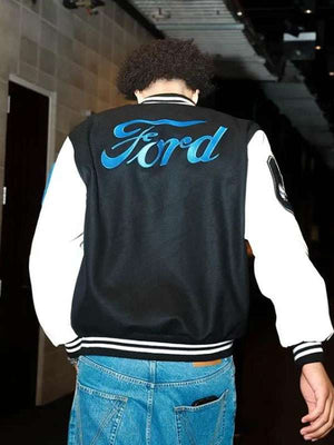 Cade Cunningham Ford Varsity Jacket - back view