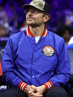 Bradley Cooper Blue Varsity Jacket