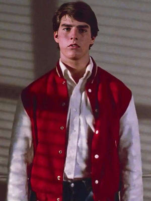 Risky Business Tom Cruise Varsity Jacket - back view