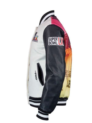 Womens San Francisco Bay Super Bowl LX Varsity Jacket