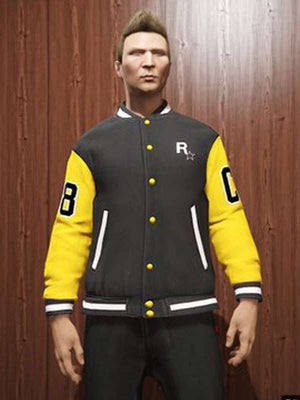 R Community Series Varsity Jacket - side view
