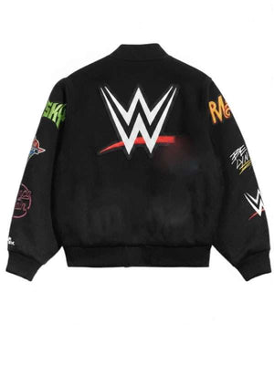 WWE 2026 Superstar Varsity Jacket - back view