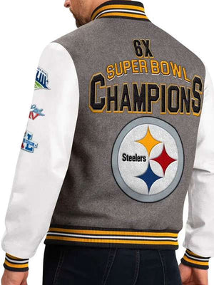 Super Bowl Steelers Varsity Jacket