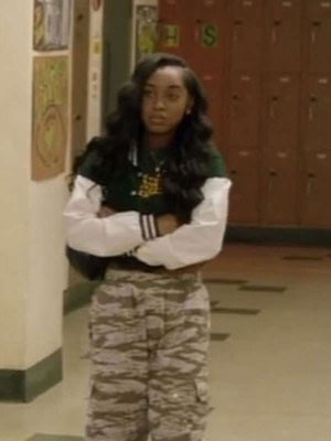Amina All American Varsity Jacket - side view