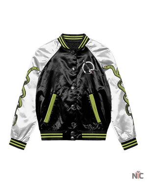 Satin Snake Retro Jacket