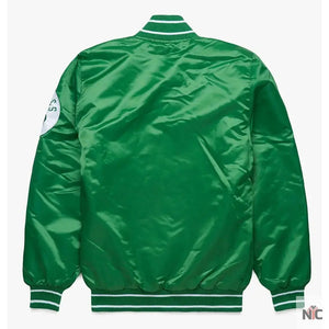 Starter Boston Celtics Inspired Green Satin Jacket