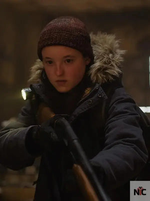 The Last Of Us S02 Ellie Williams Fur Hooded Jacket