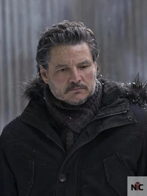 The Last of Us S02 Pedro Pascal Black Hooded Jacket