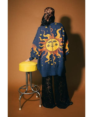 The View 2026 Whoopi Goldberg Sun Print Oversized Sweater