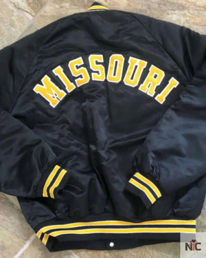 Vintage Missouri Tigers Chalk Line Satin Jacket