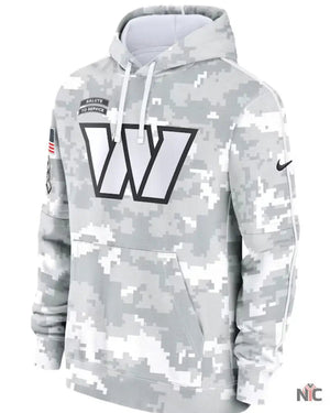 Washington Commanders Inspired Salute To Service Camo 2024 Hoodie
