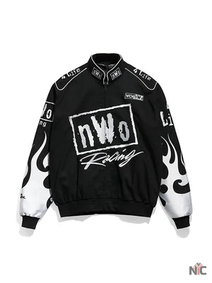 WCW New World Order Black Bomber Jacket